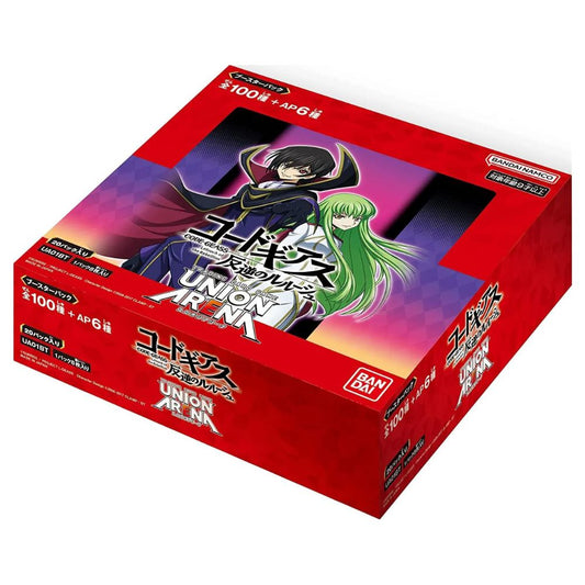 Code Geass Lelouch der Rebellion BANDAI UNION ARENA Booster Box UA01BT