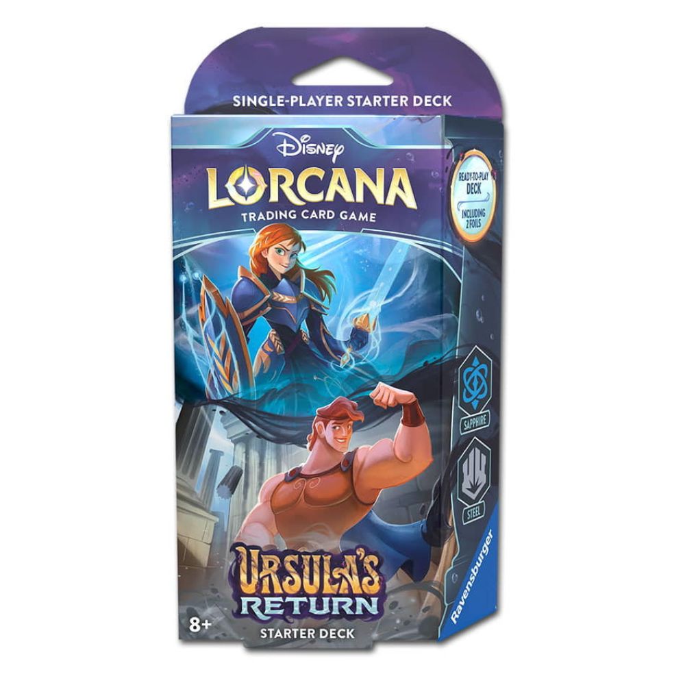 Coffret de démarrage Le retour d'Ursula - Saphir et acier Disney Lorcana TCG