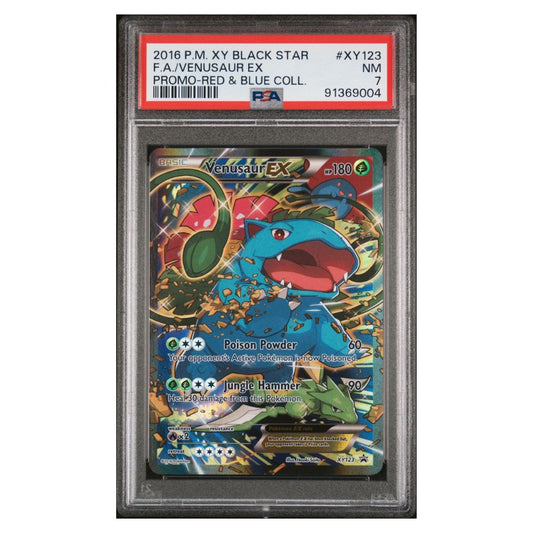 2016 Pokemon XY Venusaur EX Full Art Promo PSA 7