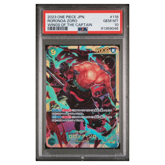 One Piece Roronoa Zoro Alternate Art PSA 10