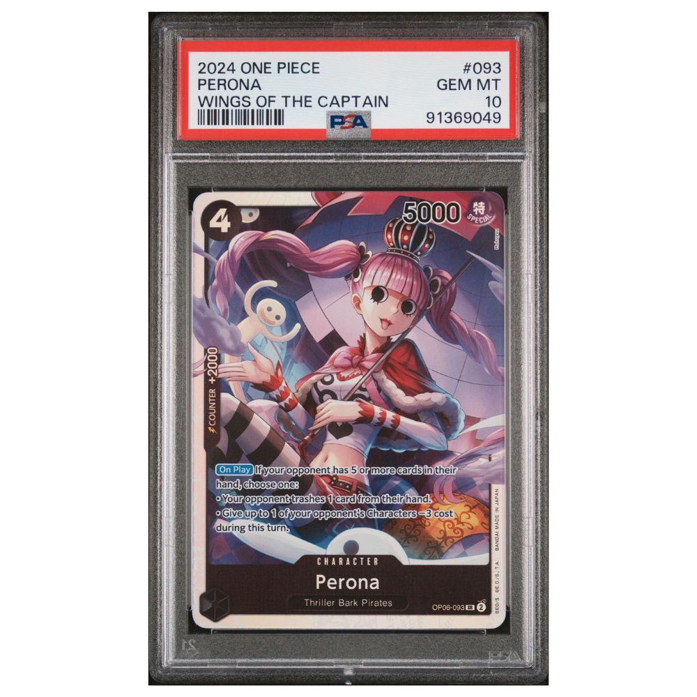 One Piece Flügel des Kapitäns 093 Perona PSA 10