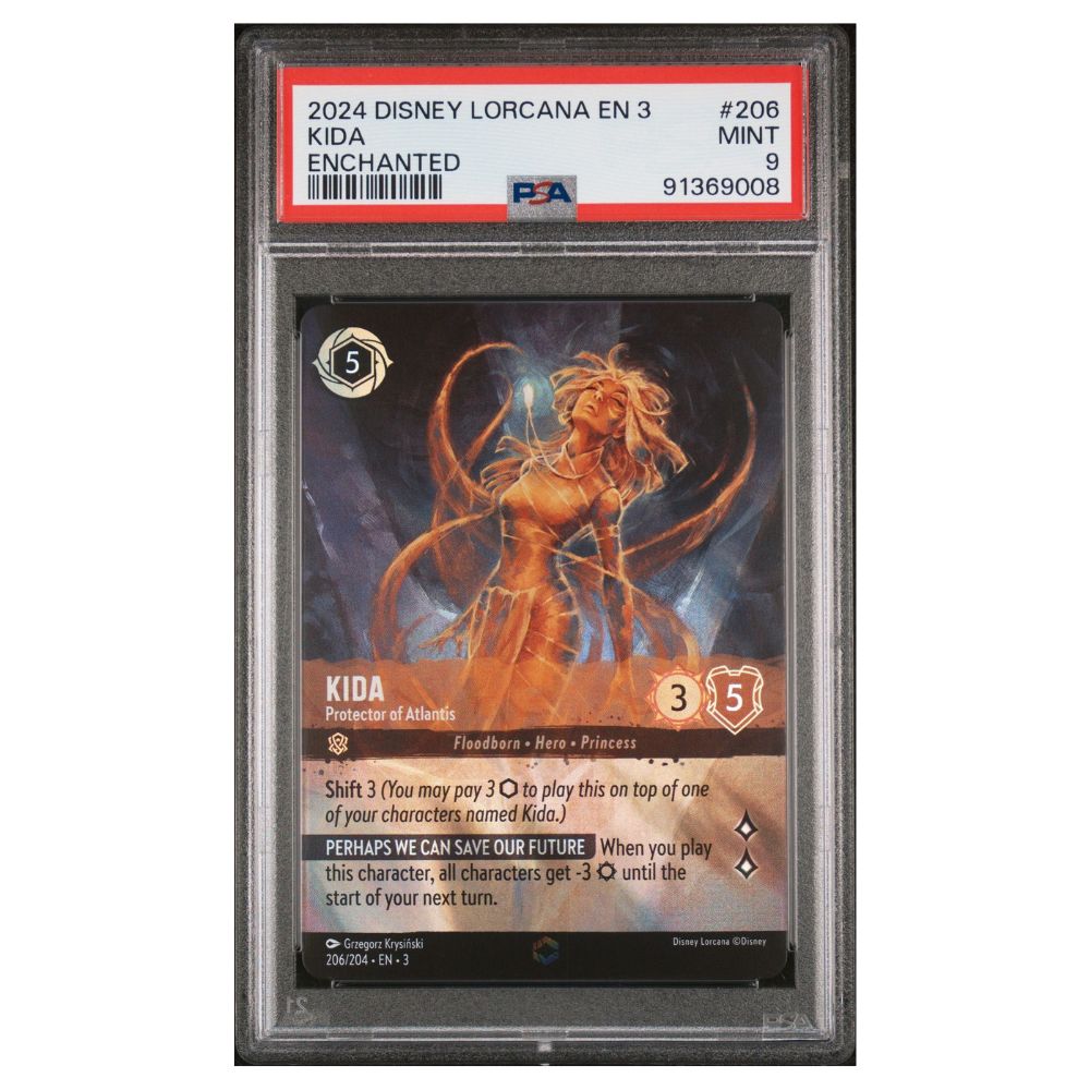 Kida – Beschützerin von Atlantis Enchanted PSA 9 Disney Lorcana 2024