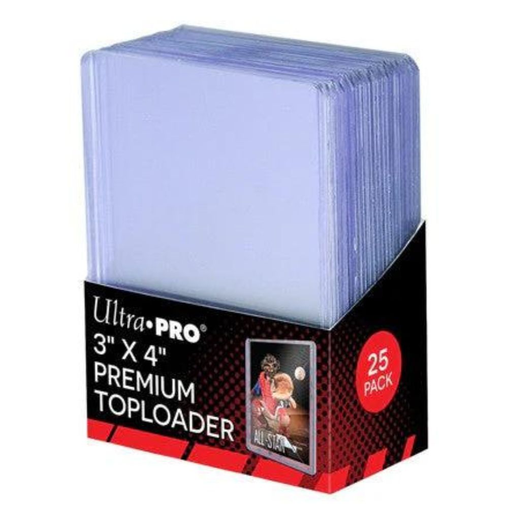 Ultra Pro 3" x 4" Premium Toploader, paquet de 25