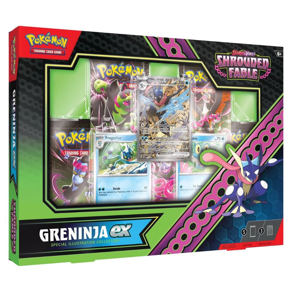 Greninja / Kingdra Boxes Lot de 2 Pokémon SV06.5 Fable Nébuleuse Précommande