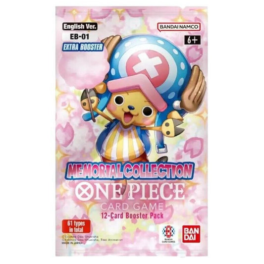 Memorial Collection Booster Pack One Piece Card Game EB-01