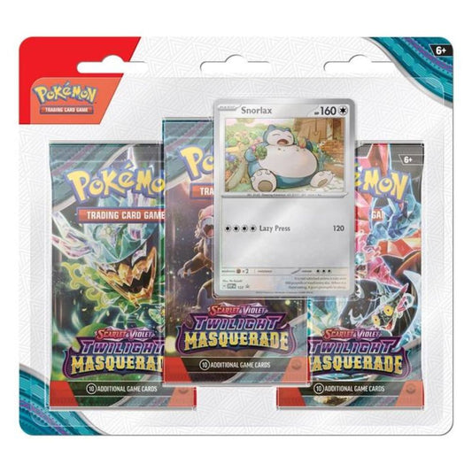 Twilight Masquerade Three Pack Blister Pokémon P-EN SV06