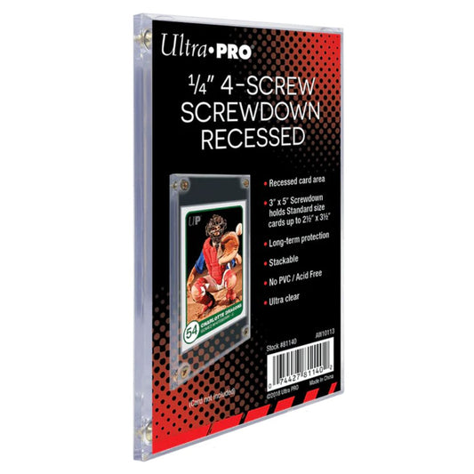 Ultra PRO 1/4" Screwdown Recessed Holder