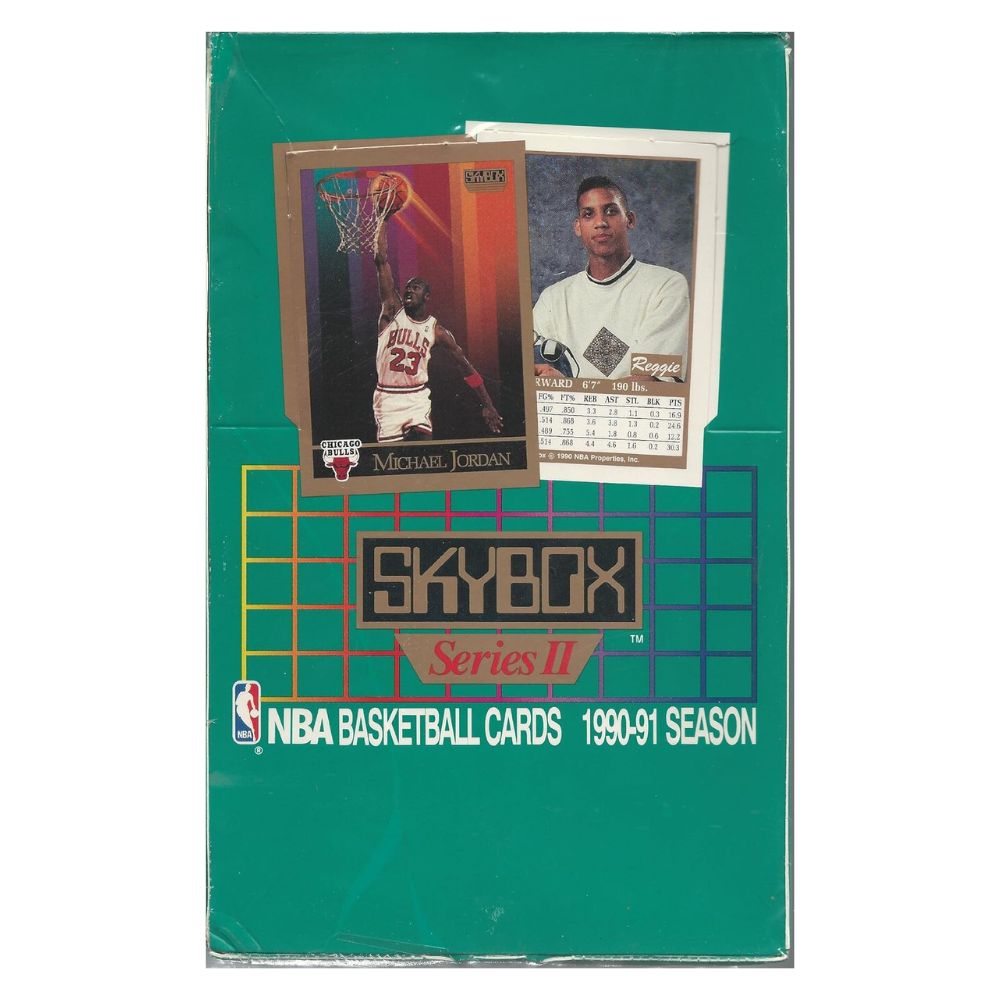 Skybox 1990-91 Basketball-Karten, Serie 2, Box