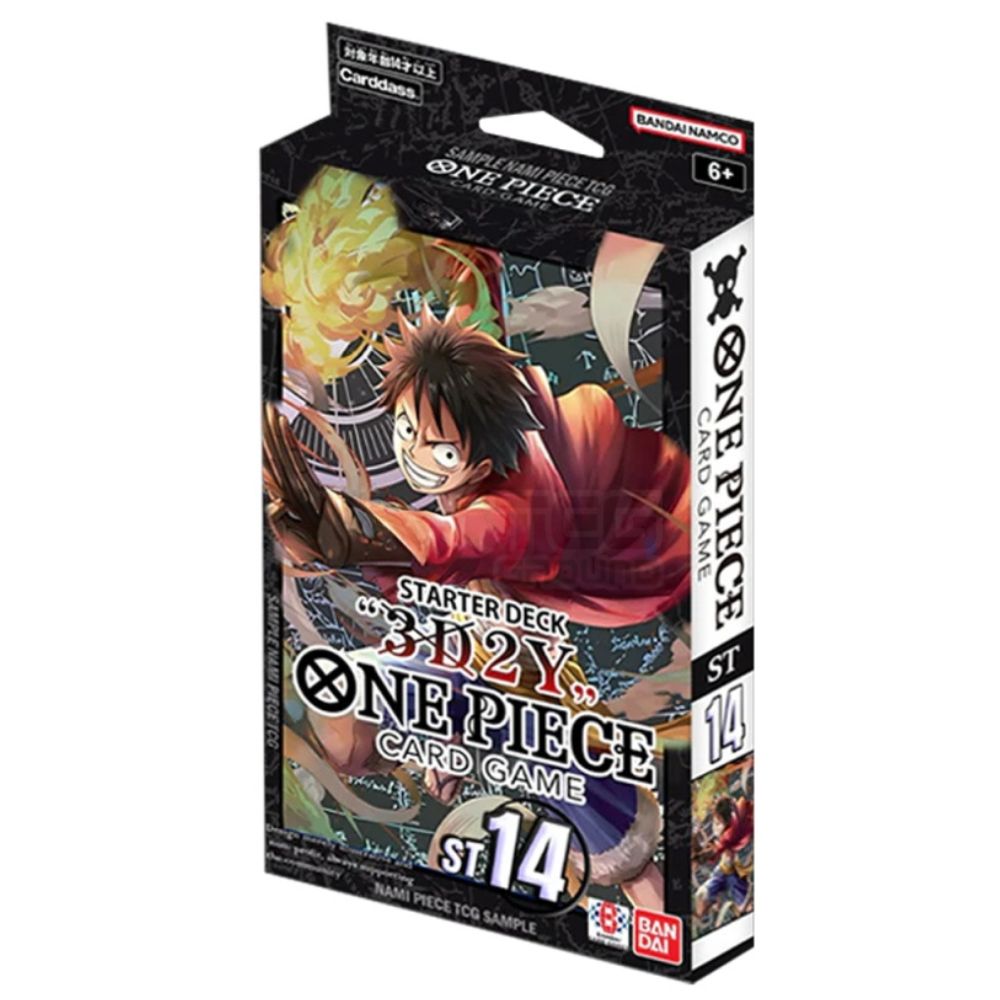 One Piece Starter Deck 3D2Y ST-14 - Créez votre deck ultime pour l'équipage du Chapeau de Paille