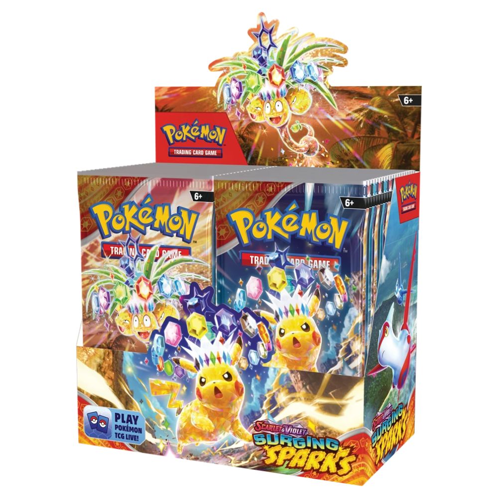 Surgende Funken-Boosterbox Pokémon TCG SV08