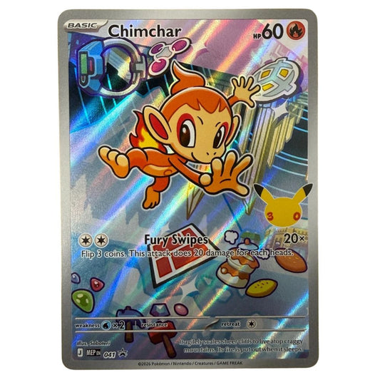 Chimchar First Partner Illustration Collection Promo Card Pokemon
