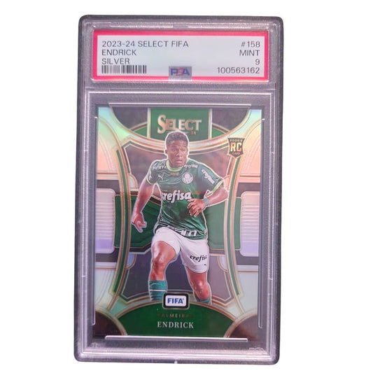 Endrick Silver Prizm 2023-24 Panini Select FIFA PSA 9