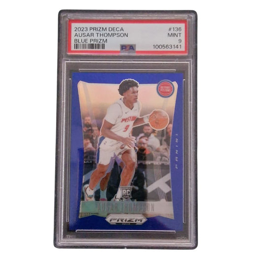 Ausar Thompson Rookie  Blue Prizm Deca 2023 PSA 9