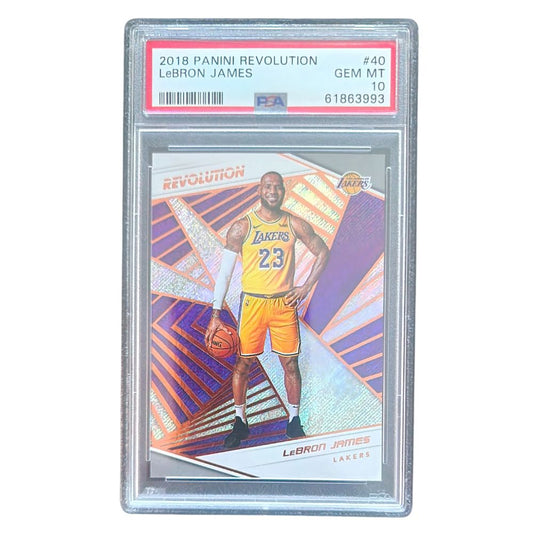 Lebron James 2018 Panini Revolution PSA 10
