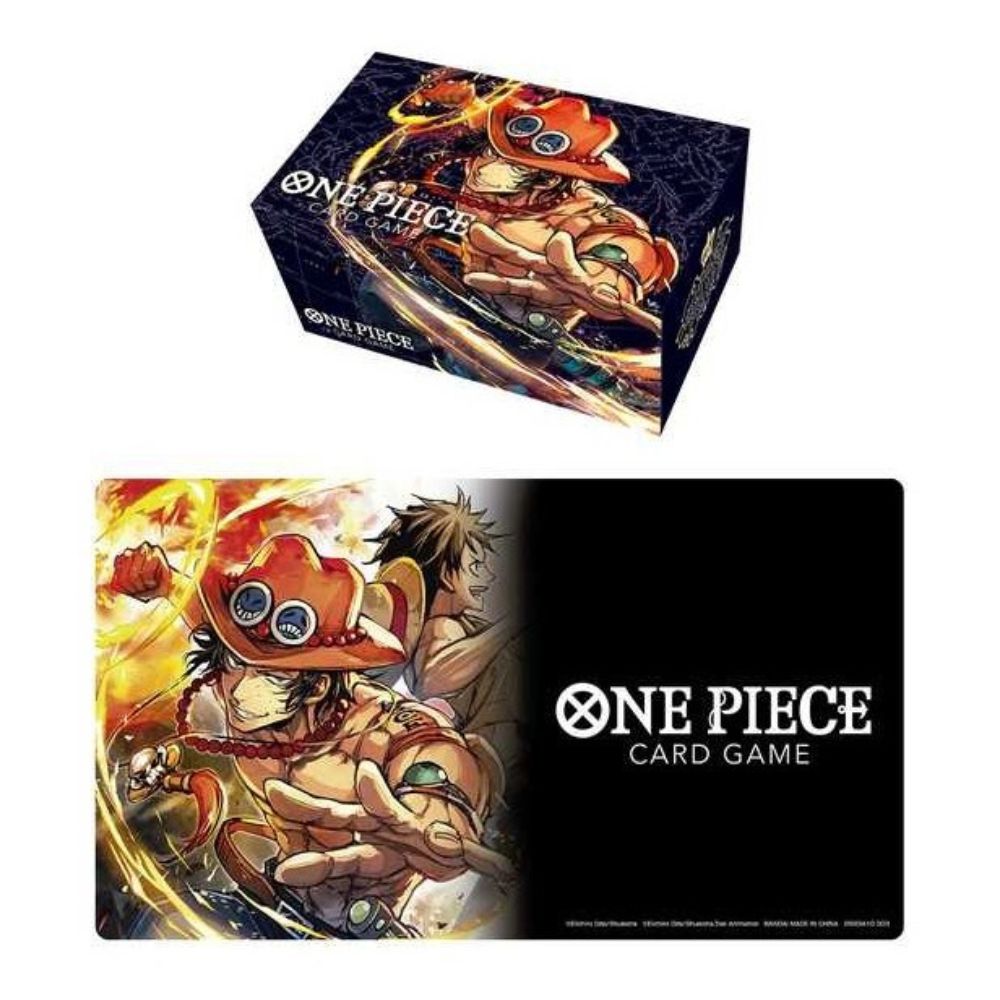 One Piece - Coffret Tapis de Jeu &amp; Rangement "Ace"