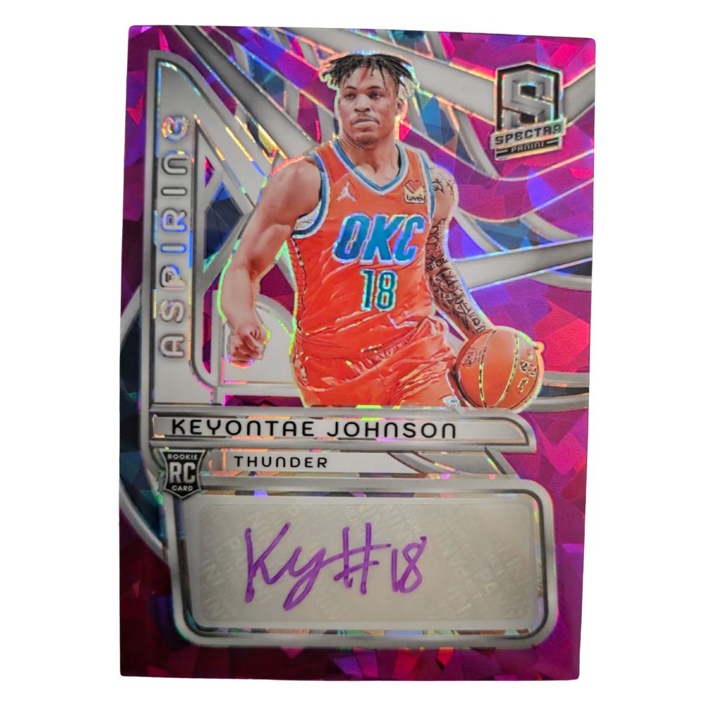 Keyontae Johnson RC Rookie 2023-24 Panini Spectra Aspiring Autograph Pink /35 #AA-KYJ