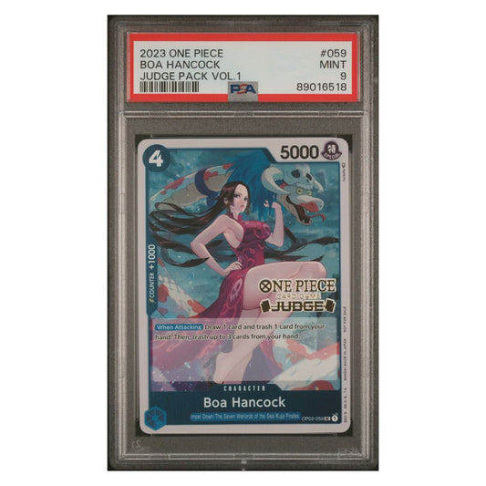 Boa Hancock One Piece Judge Pack Vol. 1 PSA 9 Japanisch