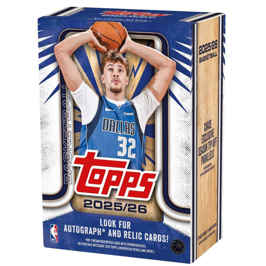 Official NBA Basketball TCG Value Box from 2025‑26 Topps NBA Basketball – Collectible Trading Card Game Value Box