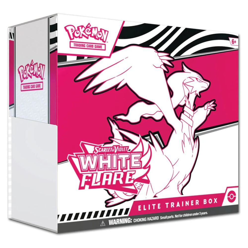 White Flare Elite Trainer Box SV10.5 with Tornadus promo and 9 boosters