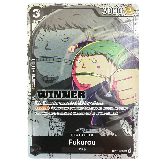 Official One Piece TCG Winner Promo Single Card from Pillars of Strength – Collectible Trading Card Game Booste