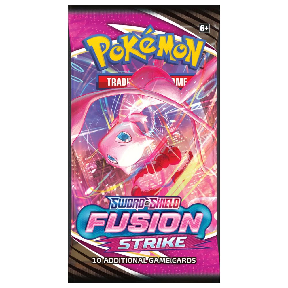 Pokémon TCG Fusion Strike Booster Pack with Mew artwork