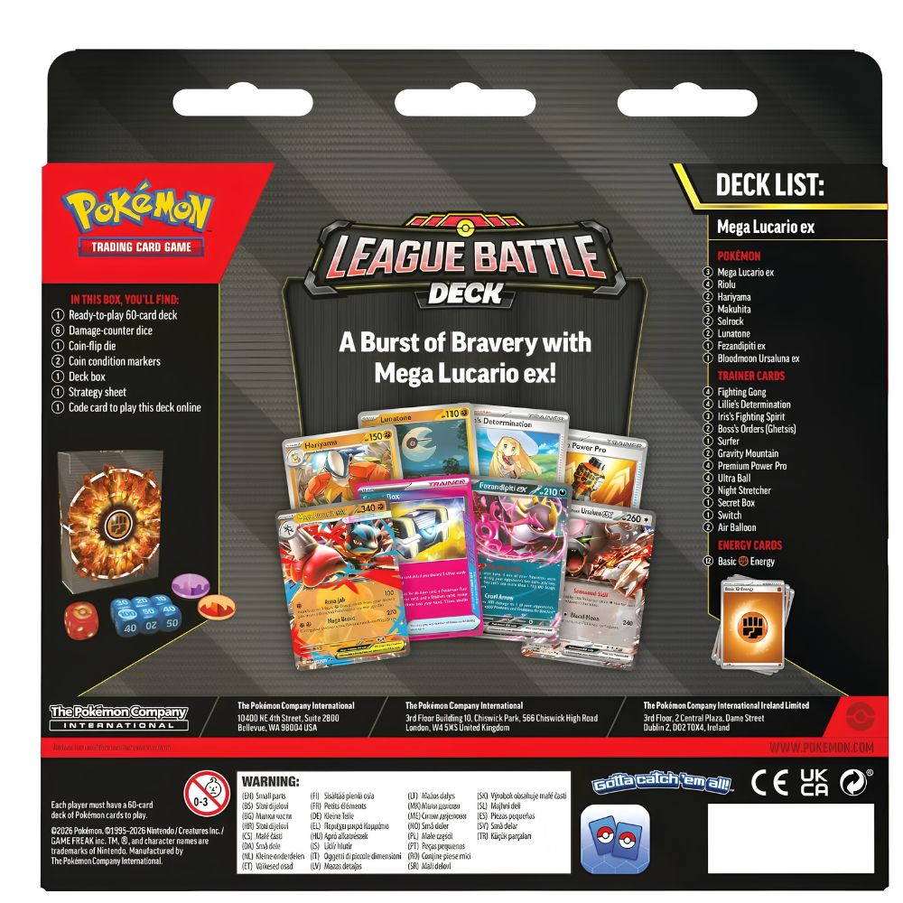 Mega Lucario ex League Battle Deck Pokemon