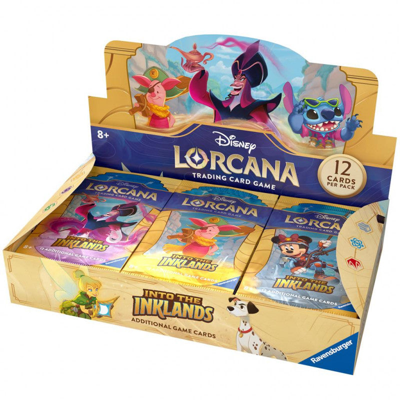 Dans la boîte de boosters Inklands Disney Lorcana Set 3