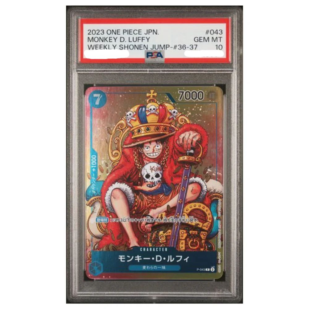 luffy shonen jump promo japanese psa 10