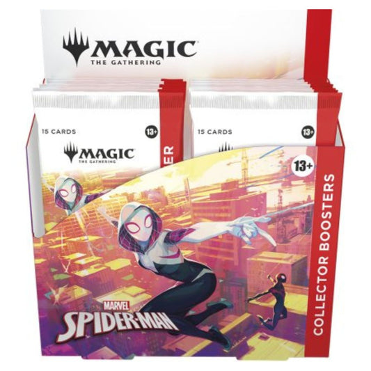 Magic the Gathering Spider‑Man Collector Booster Box with 12 packs