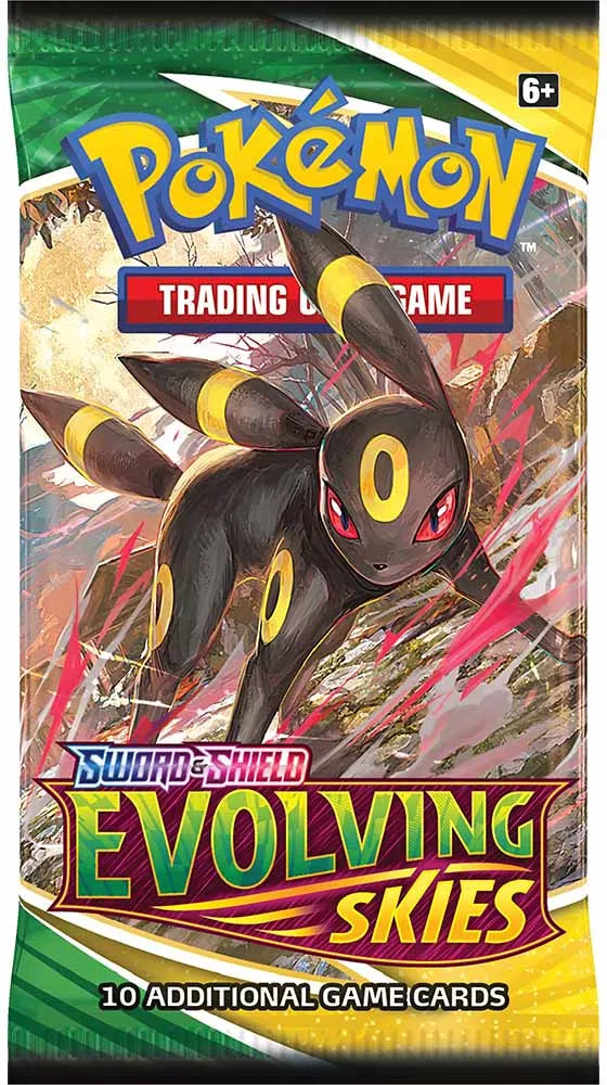 Présentoir Booster Pokémon Épée et Bouclier Evolving Skies EN