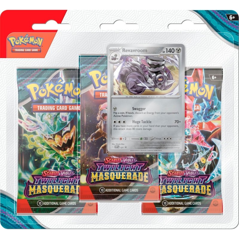 Twilight Masquerade Dreierpack Blister Pokémon P-EN SV06