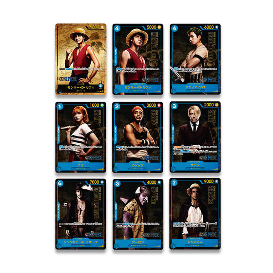 Jeu de cartes One Piece Collection de cartes premium Édition Live Action